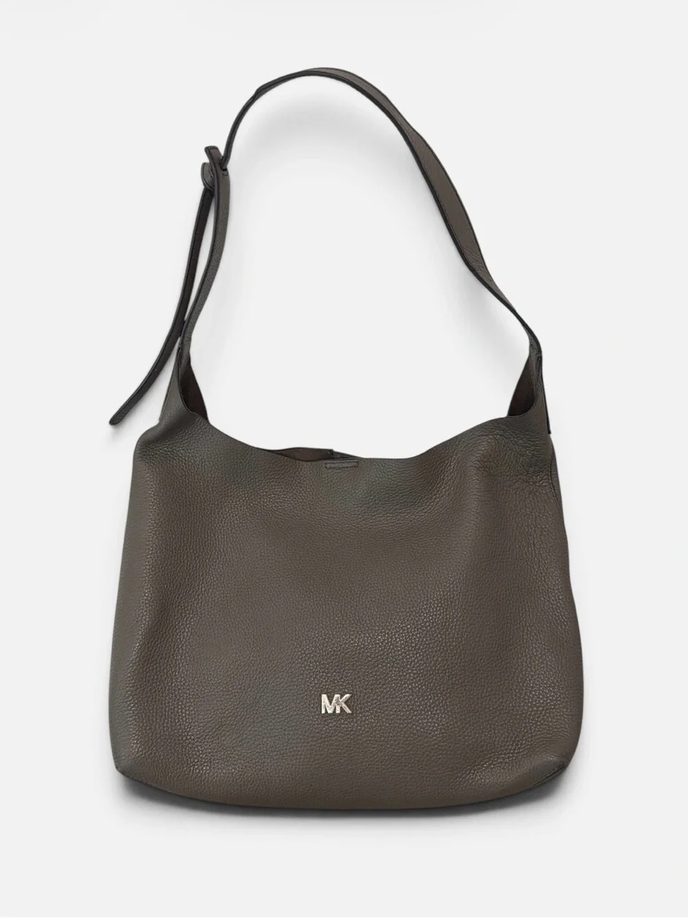 Michael Kors - Pebbled Junie Leather Hobo in Dark Brown (Project bag)